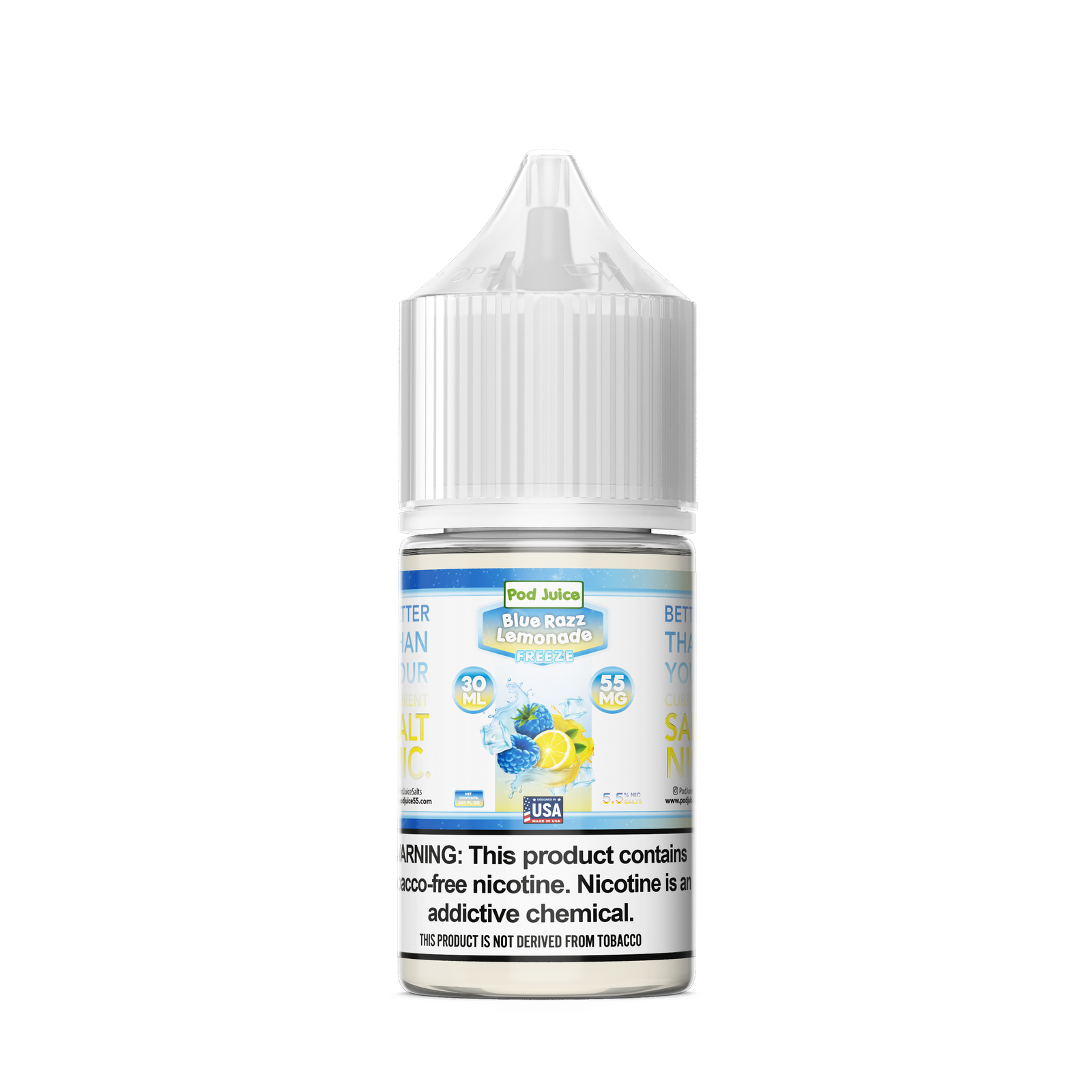 BUY 1 GET 1 FREE Blue Razz Lemonade Freeze Pod Juice | Vape Amazon India